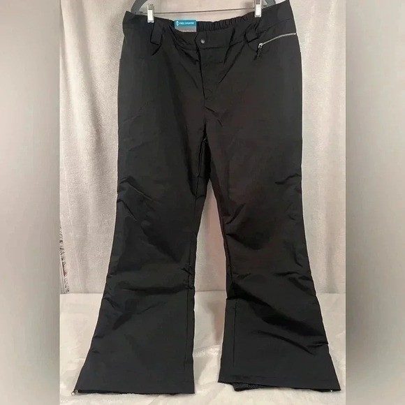 FREE COUNTRY Women's Black Ski Snow Pant Size XXL Insulated - Picture 1 of 14